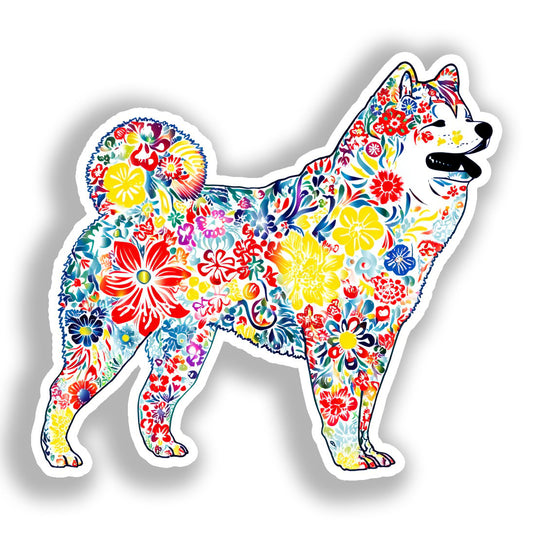 Akita Dog Vinyl Decal Sticker for Car, Laptop, Tumbler and more # A018819-4" x 4"