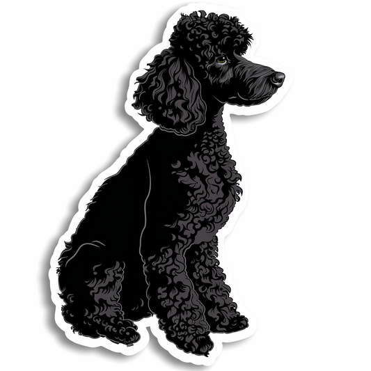 Poodle Dog Vinyl Decal Sticker for Car, Laptop, Tumbler and more # F07722