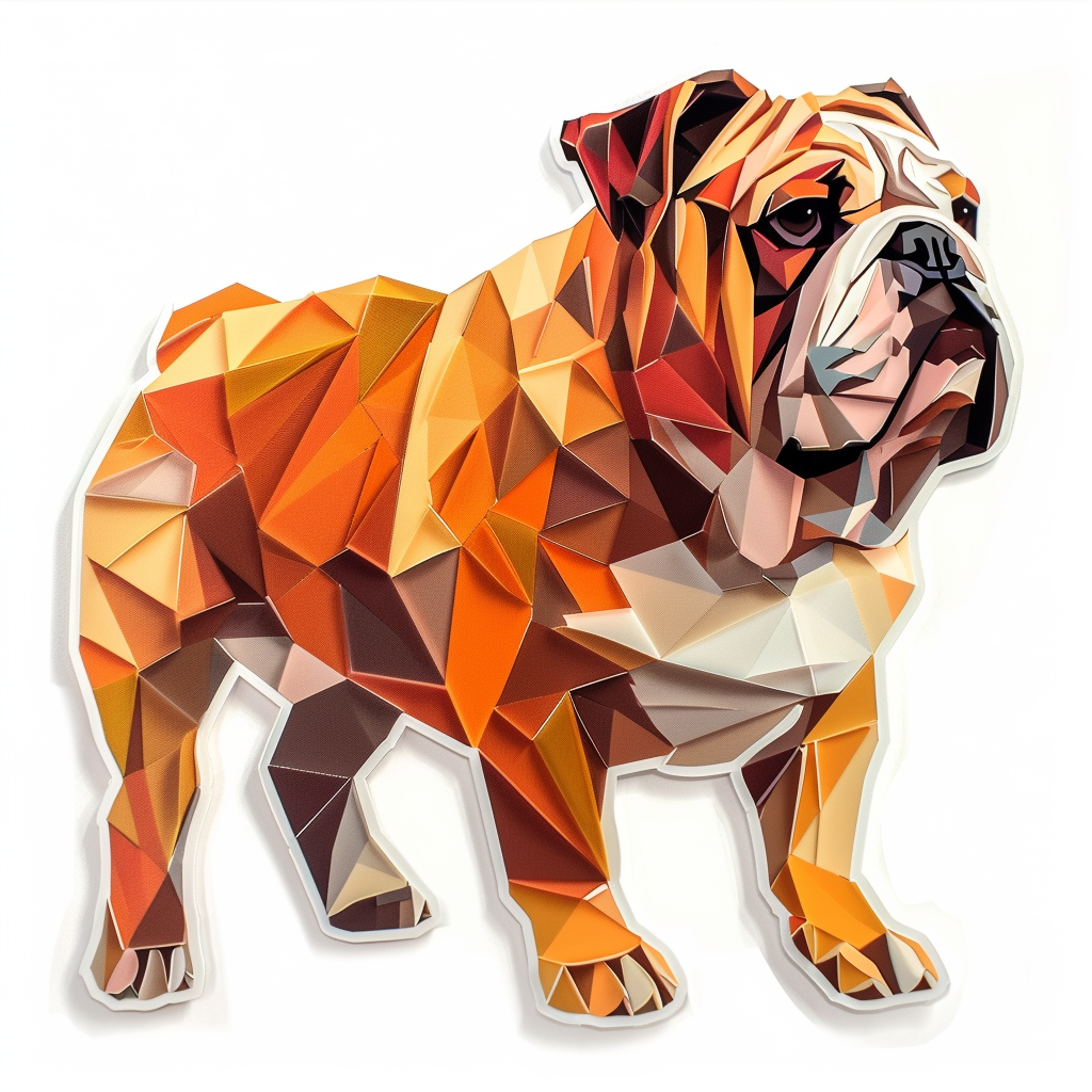 Bulldog Dog Vinyl Decal Sticker for Car, Laptop, Tumbler and more # F07455