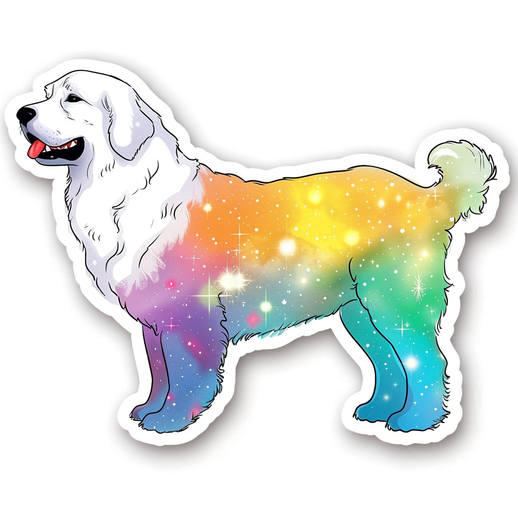 Great Pyrenees dog  Vinyl Decal Sticker for Car, Laptop, Tumbler and more # F023529
