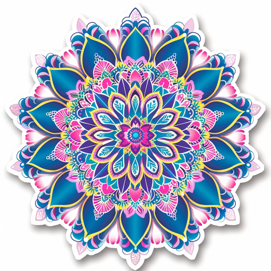 Mandala Vinyl Decal Sticker for Car, Laptop, Tumbler and more # F08136