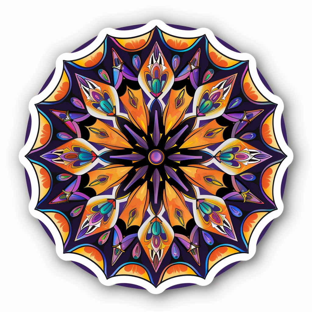 Mandala Vinyl Decal Sticker for Car, Laptop, Tumbler and more # F08202