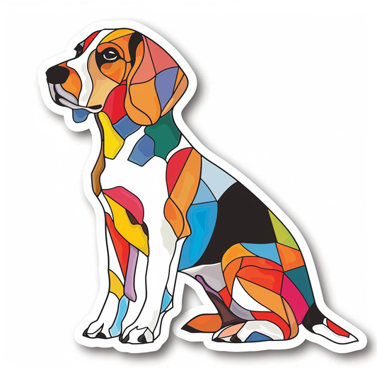 Beagle dog Vinyl Decal Sticker for Car, Laptop, Tumbler and more # F012062