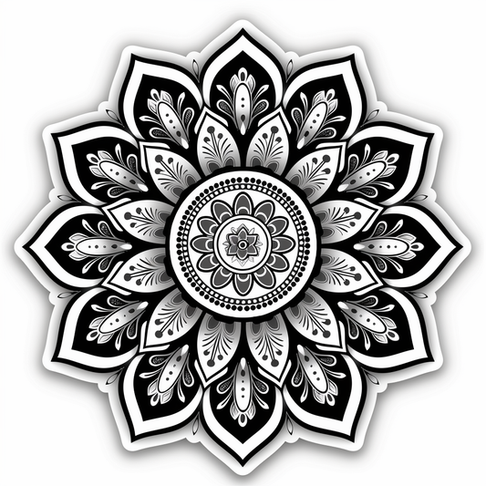 Mandala Vinyl Decal Sticker for Car, Laptop, Tumbler and more # F08161