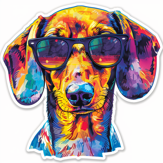 Dachshund Dog Vinyl Decal Sticker for Car, Laptop, Tumbler and more # F012992