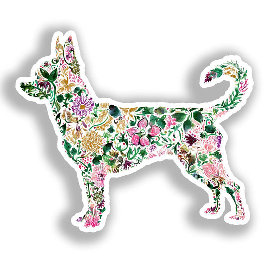 Chihuahua Dog Vinyl Decal Sticker for Car, Laptop, Tumbler and more # A017909-4" x 4"