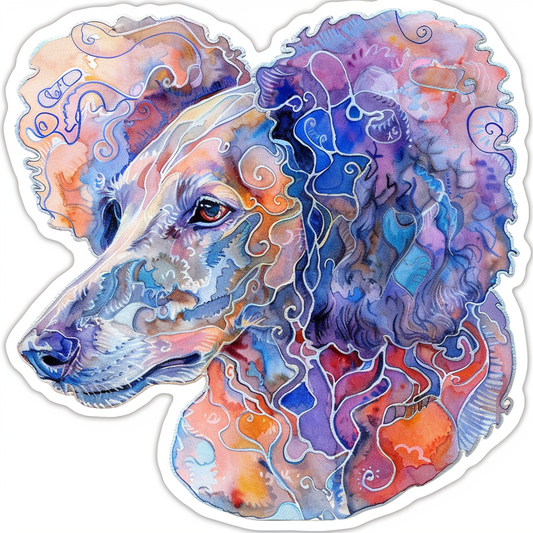 Poodle Dog heartcore Vinyl Decal Sticker for Car, Laptop, Tumbler and more # F012311
