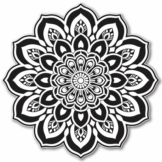 Mandala Vinyl Decal Sticker for Car, Laptop, Tumbler and more # F08132