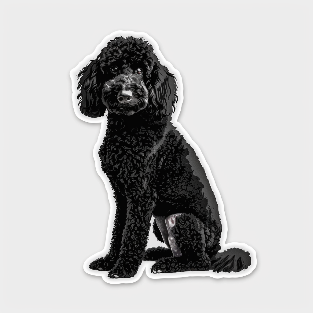 Poodle Dog Vinyl Decal Sticker for Car, Laptop, Tumbler and more # F07328