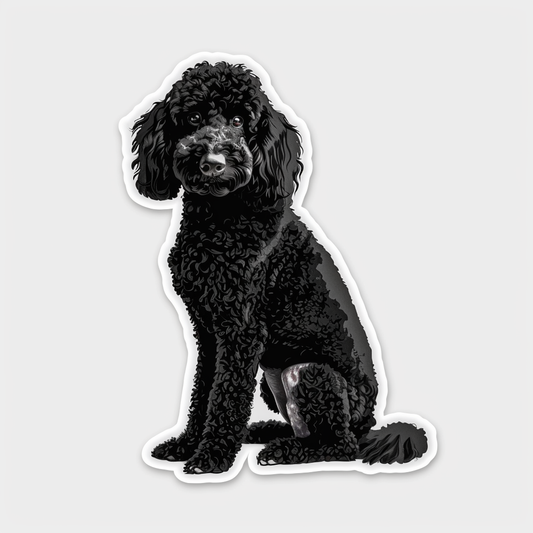 Poodle Dog Vinyl Decal Sticker for Car, Laptop, Tumbler and more # F07328