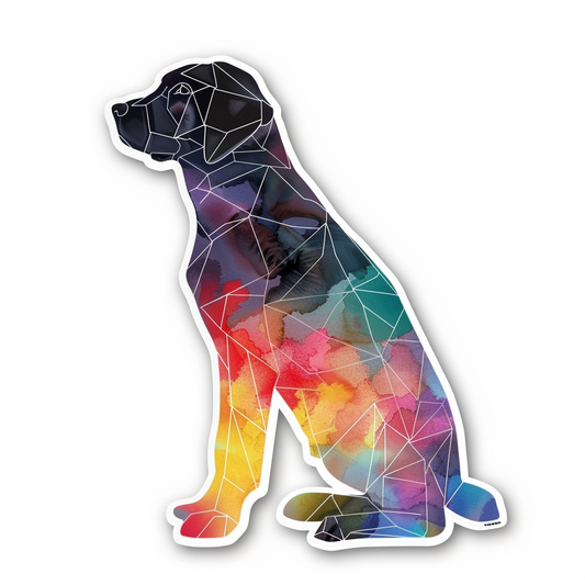 Labrador Retriever Dog Vinyl Decal Sticker for Car, Laptop, Tumbler and more # F07506
