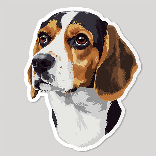 Beagle Dog Vinyl Decal Sticker for Car, Laptop, Tumbler and more # F07534