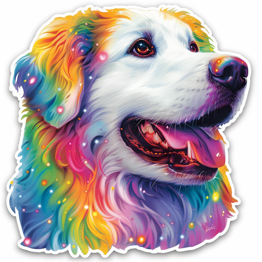 Sticker of Great Pyrenees dog  Vinyl Decal Sticker for Car, Laptop, Tumbler and more # F023641