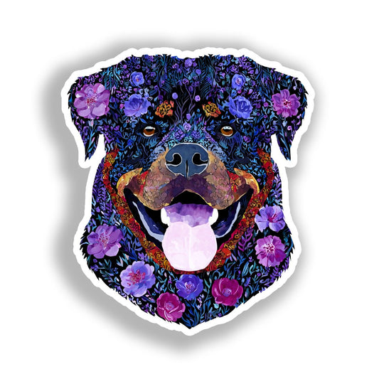 Rottweiler Dog Vinyl Decal Sticker for Car, Laptop, Tumbler and more # A018149-4" x 4"