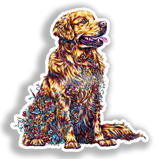 Large Breed Dog Vinyl Decal Sticker for Car, Laptop, Tumbler and more # A019370-4" x 4"