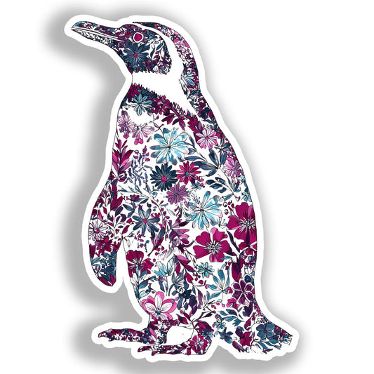 Penguin Vinyl Decal Sticker for Car, Laptop, Tumbler and more # A018459-4" x 4"