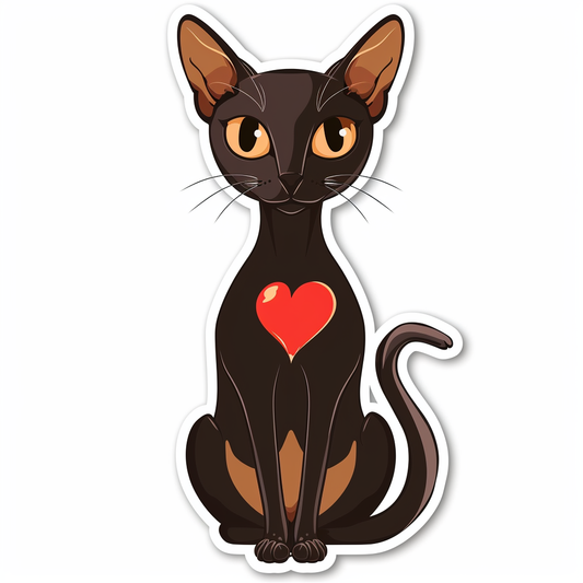 Abyssinian Cat astronaut majestic Expressive surreal Vinyl Decal Sticker for Car, Laptop, Tumbler and more # F021276-4" x 4"