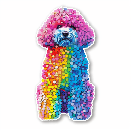Poodle Dog Vinyl Decal Sticker for Car, Laptop, Tumbler and more # F07350