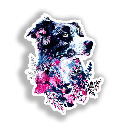 Australian Shepherd Dog Vinyl Decal Sticker for Car, Laptop, Tumbler and more # A018737-4" x 4"