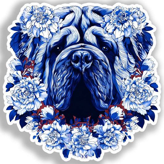 Large Breed Dog Vinyl Decal Sticker for Car, Laptop, Tumbler and more # A019361-4" x 4"