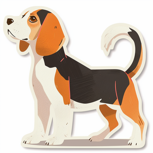 Beagle dog Vinyl Decal Sticker for Car, Laptop, Tumbler and more # F011787