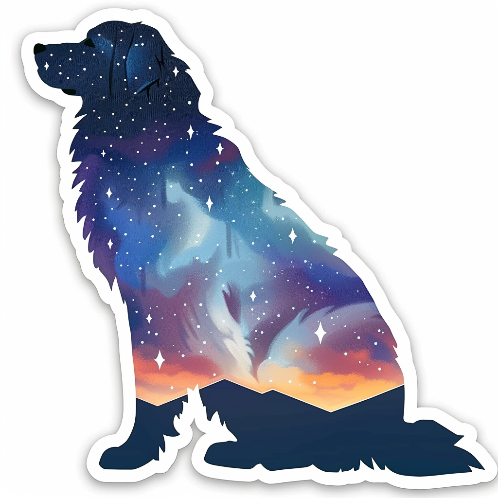 Great Pyrenees dog  Vinyl Decal Sticker for Car, Laptop, Tumbler and more # F023526