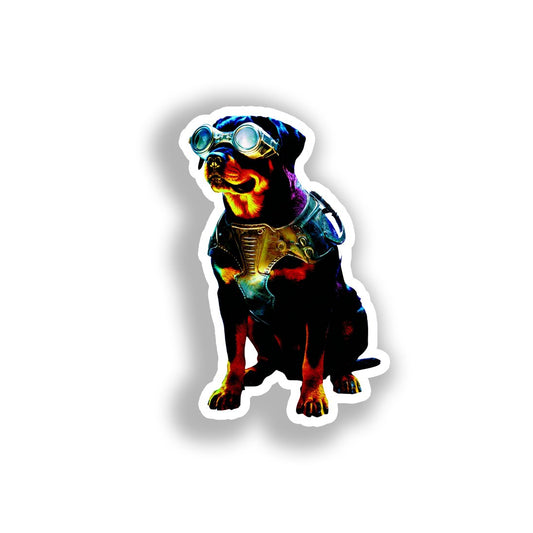 Rottweiler Dog Vinyl Decal Sticker for Car, Laptop, Tumbler and more # A018044-4" x 4"
