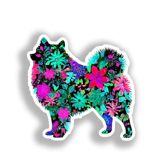 Pomeranian Dog Vinyl Decal Sticker for Car, Laptop, Tumbler and more # A017297-4" x 4"