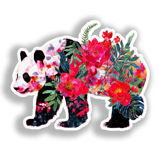 Panda Vinyl Decal Sticker for Car, Laptop, Tumbler and more # A019069-4" x 4"