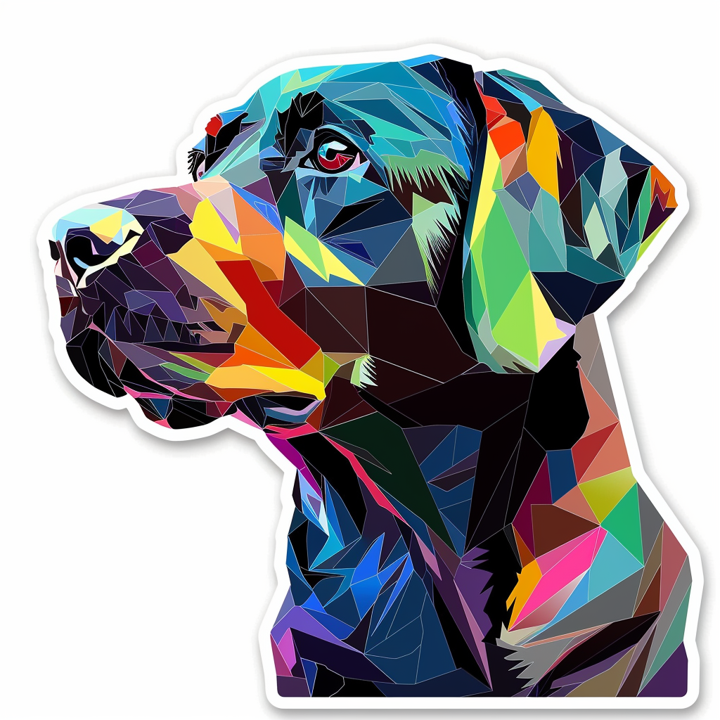 Labrador Retriever Dog Vinyl Decal Sticker for Car, Laptop, Tumbler and more # F07179