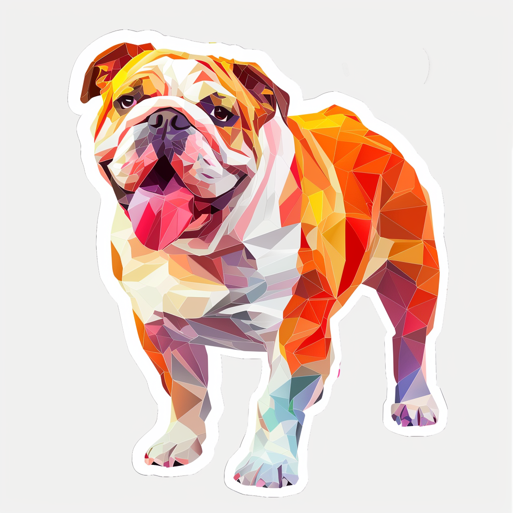 Bulldog Dog Vinyl Decal Sticker for Car, Laptop, Tumbler and more # F07723