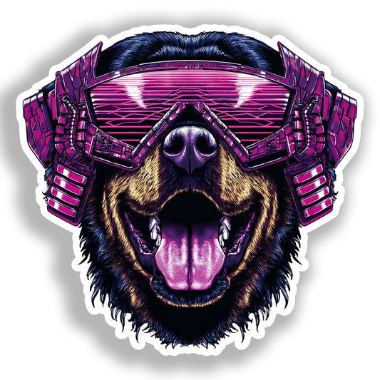 Rottweiler Dog Vinyl Decal Sticker for Car, Laptop, Tumbler and more # A018314-4" x 4"