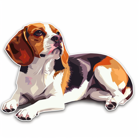 Beagle dog Vinyl Decal Sticker for Car, Laptop, Tumbler and more # F011782