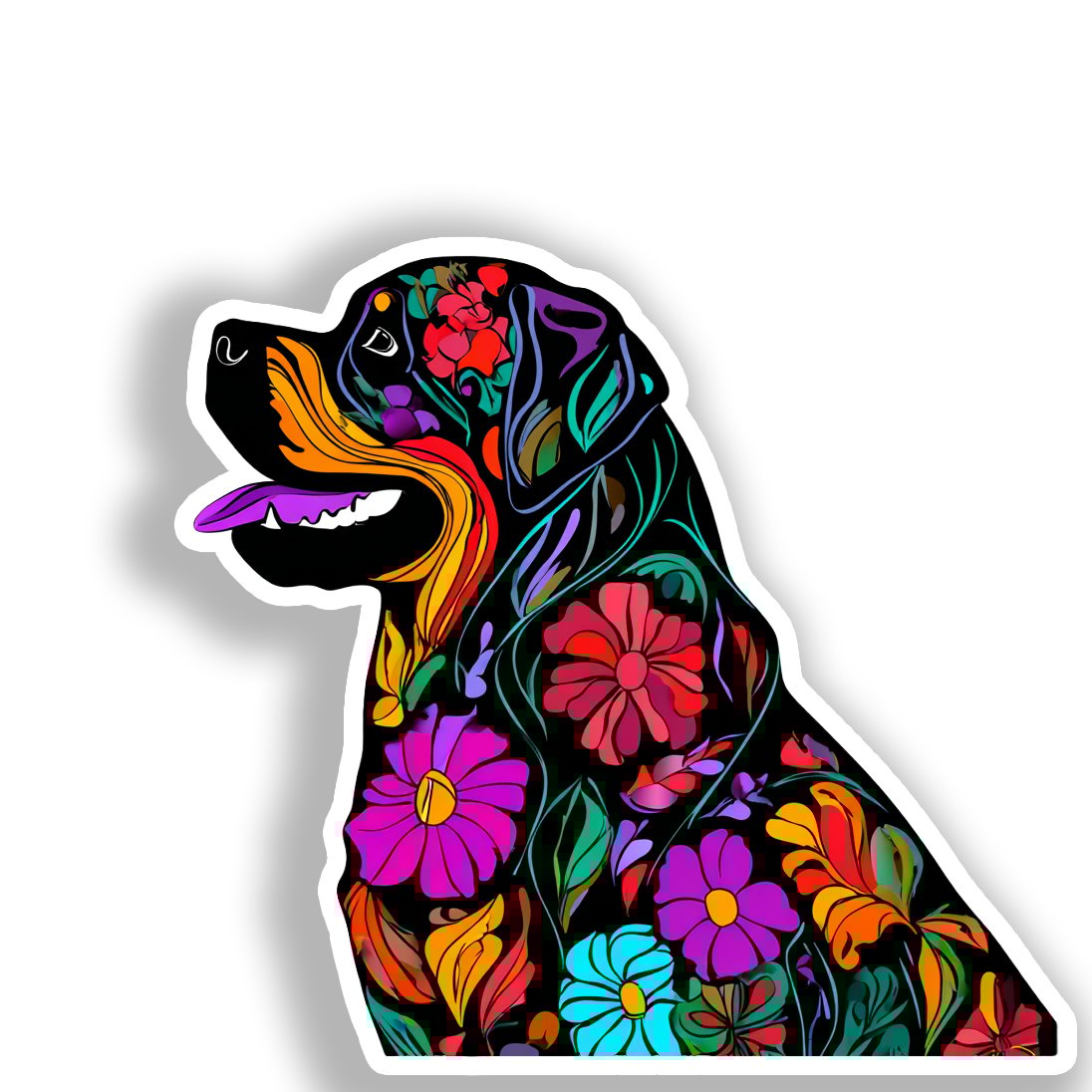Rottweiler Dog Vinyl Decal Sticker for Car, Laptop, Tumbler and more # A018292-4" x 4"