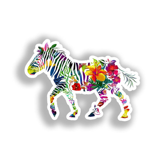 Zebra   Vinyl Decal Sticker for Car, Laptop, Tumbler and more # A018417-4" x 4"