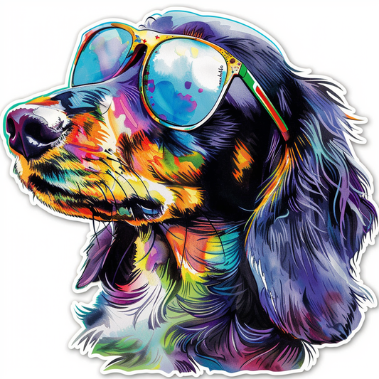 Dachshund Dog Vinyl Decal Sticker for Car, Laptop, Tumbler and more # F012991