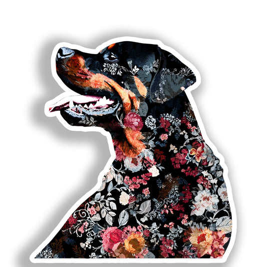 Rottweiler Dog Vinyl Decal Sticker for Car, Laptop, Tumbler and more # A018103-4" x 4"