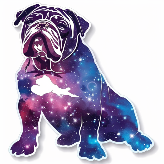 Bulldog Vinyl Decal Sticker for Car, Laptop, Tumbler and more # F017495-4" x 4"