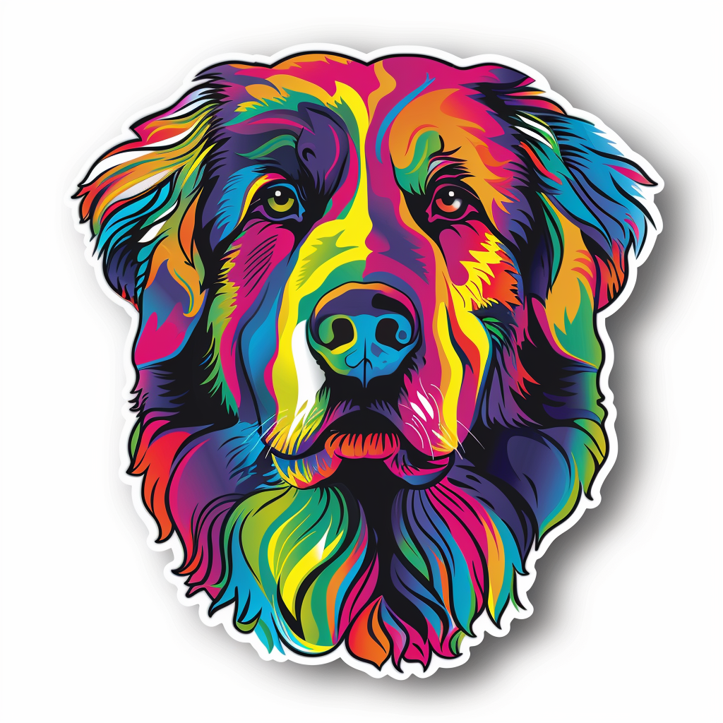Great Pyrenees dog  Vinyl Decal Sticker for Car, Laptop, Tumbler and more # F023548