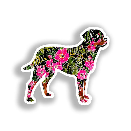 Rottweiler Dog Vinyl Decal Sticker for Car, Laptop, Tumbler and more # A018230-4" x 4"