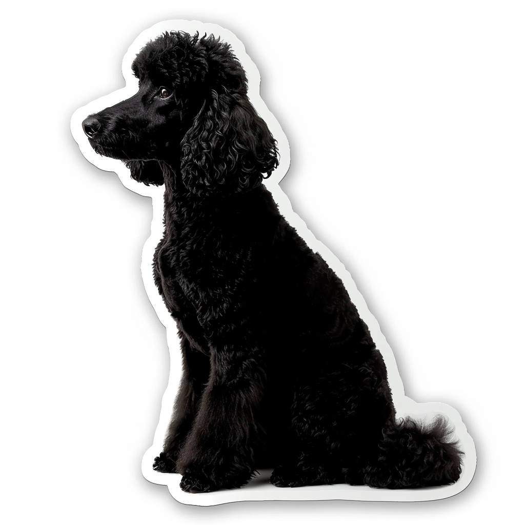 Poodle Dog Vinyl Decal Sticker for Car, Laptop, Tumbler and more # F07389