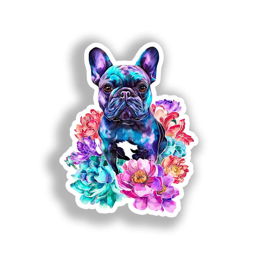 French Bulldog Dog Vinyl Decal Sticker for Car, Laptop, Tumbler and more # A019659-4" x 4"