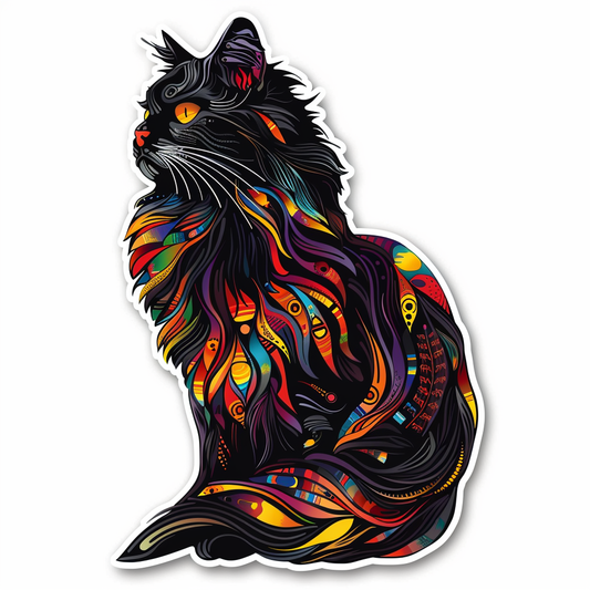 Cat Vinyl Decal Sticker for Car, Laptop, Tumbler and more # F016262-4" x 4"