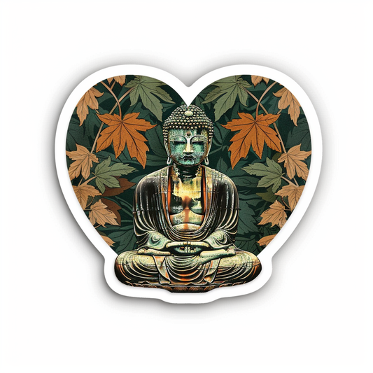 Buddha majestic Expressive surreal Vinyl Decal Sticker for Car, Laptop, Tumbler and more # F017018
