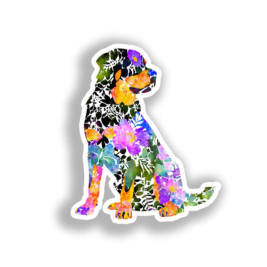 Rottweiler Dog Vinyl Decal Sticker for Car, Laptop, Tumbler and more # A018172-4" x 4"