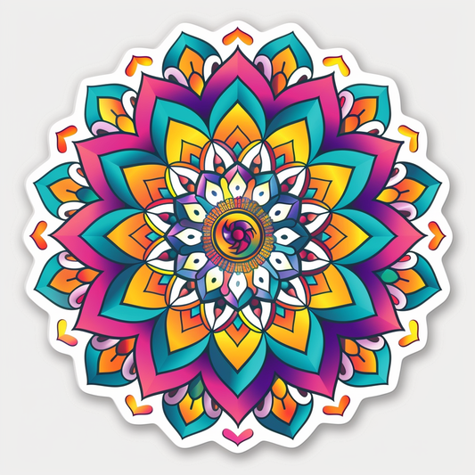 Mandala Vinyl Decal Sticker for Car, Laptop, Tumbler and more # F08171