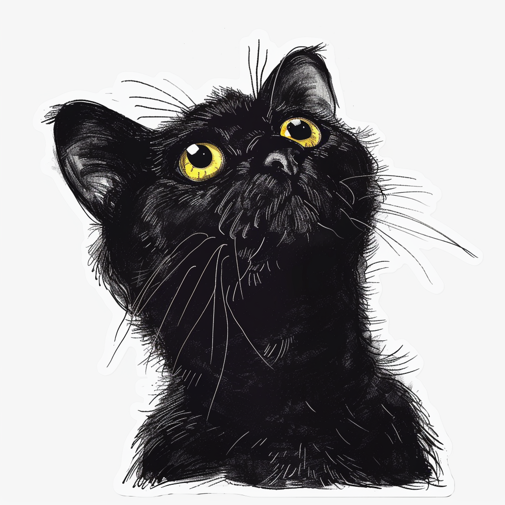 Scottish Fold cat Vinyl Decal Sticker for Car, Laptop, Tumbler and more # F07993