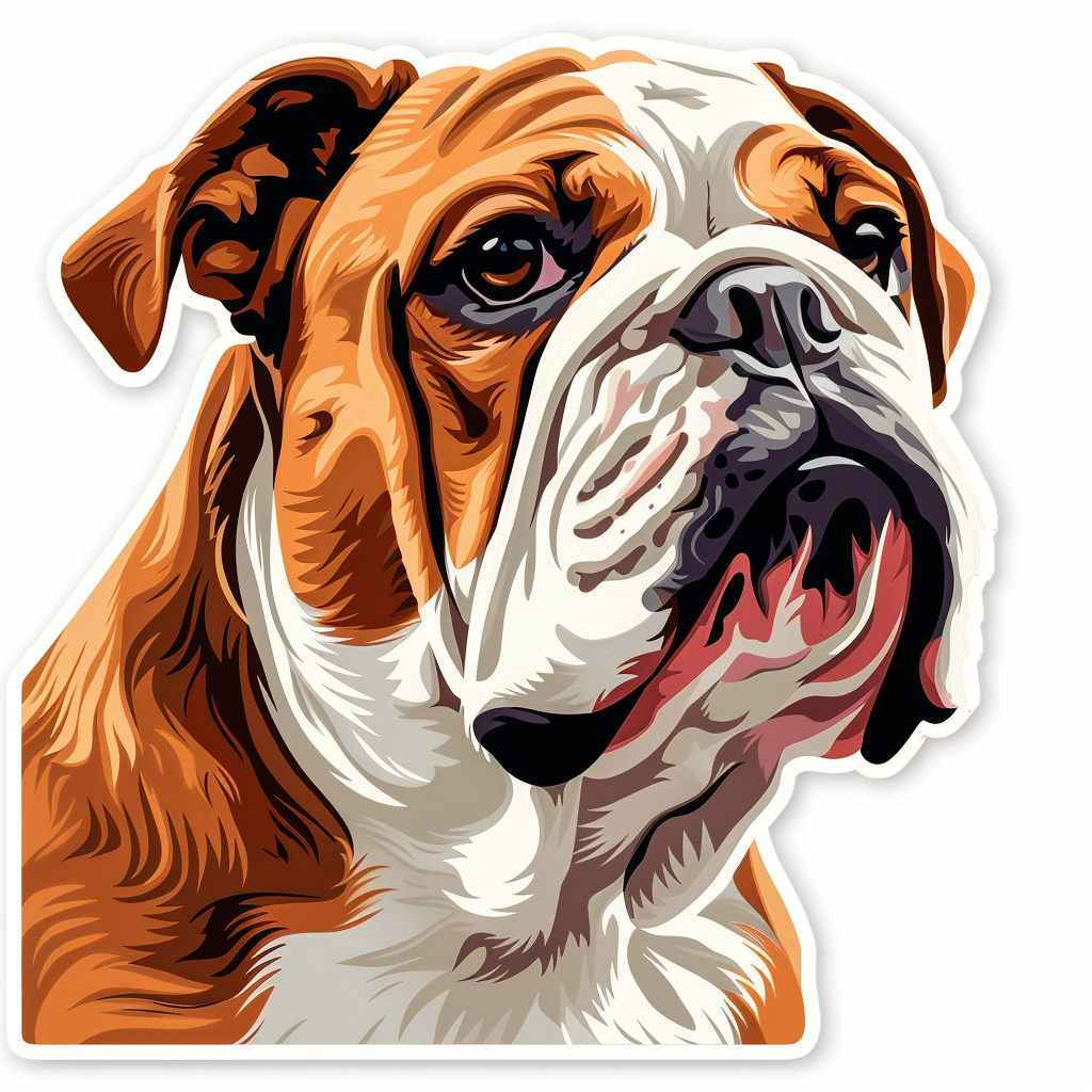 Bulldog Dog Vinyl Decal Sticker for Car, Laptop, Tumbler and more # F07452