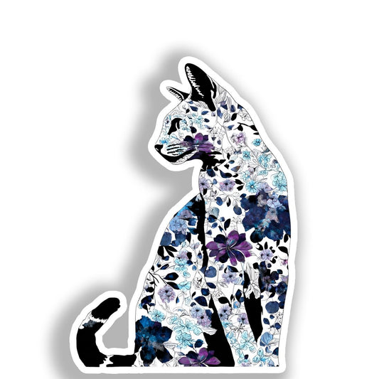 Egyptian Mau Cat Vinyl Decal Sticker for Car, Laptop, Tumbler and more # A019661-4" x 4"
