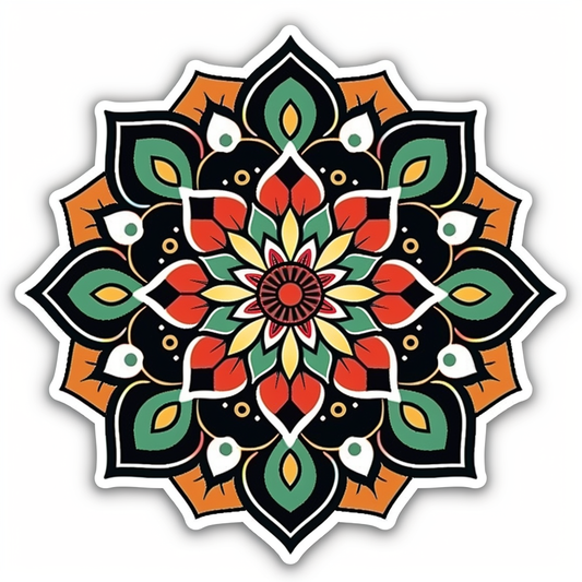 Mandala Vinyl Decal Sticker for Car, Laptop, Tumbler and more # F08128